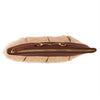 Clutch Equana cognac / beige