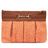 Clutch Equana cognac / orange