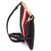 Wildleder Pochette Stripes marine / rot