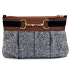 Pochette Equana cognac / dark blue