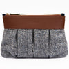 Pochette Equana cognac / dark blue