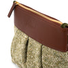 Pochette Equana cognac / green