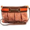 Pochette Equana cognac / orange