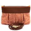 Clutch Equana cognac / orange