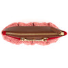 Clutch Equana cognac / rot