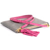 Tasselbag grau / pink