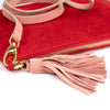 Tassel bag beige / rose