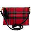 Tartan Tasselbag red / black