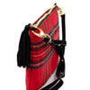 Tartan Tasselbag red / black