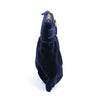 Philippa - velvet bridle bag - dark blue