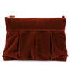 Philippa - velvet bridle bag - copper