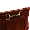 Philippa - velvet bridle bag - copper