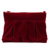 Philippa - velvet bridle bag - wine red