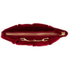 Philippa - velvet bridle bag - wine red