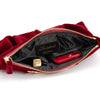 Philippa - velvet bridle bag - wine red