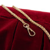Philippa - velvet bridle bag - wine red