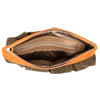 Tweedclutch orange / brown